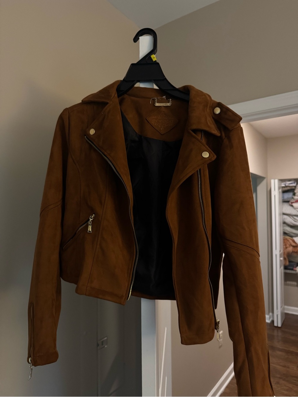 Women’s Brown Suede Jacket - Stylish Suede Outerwear
